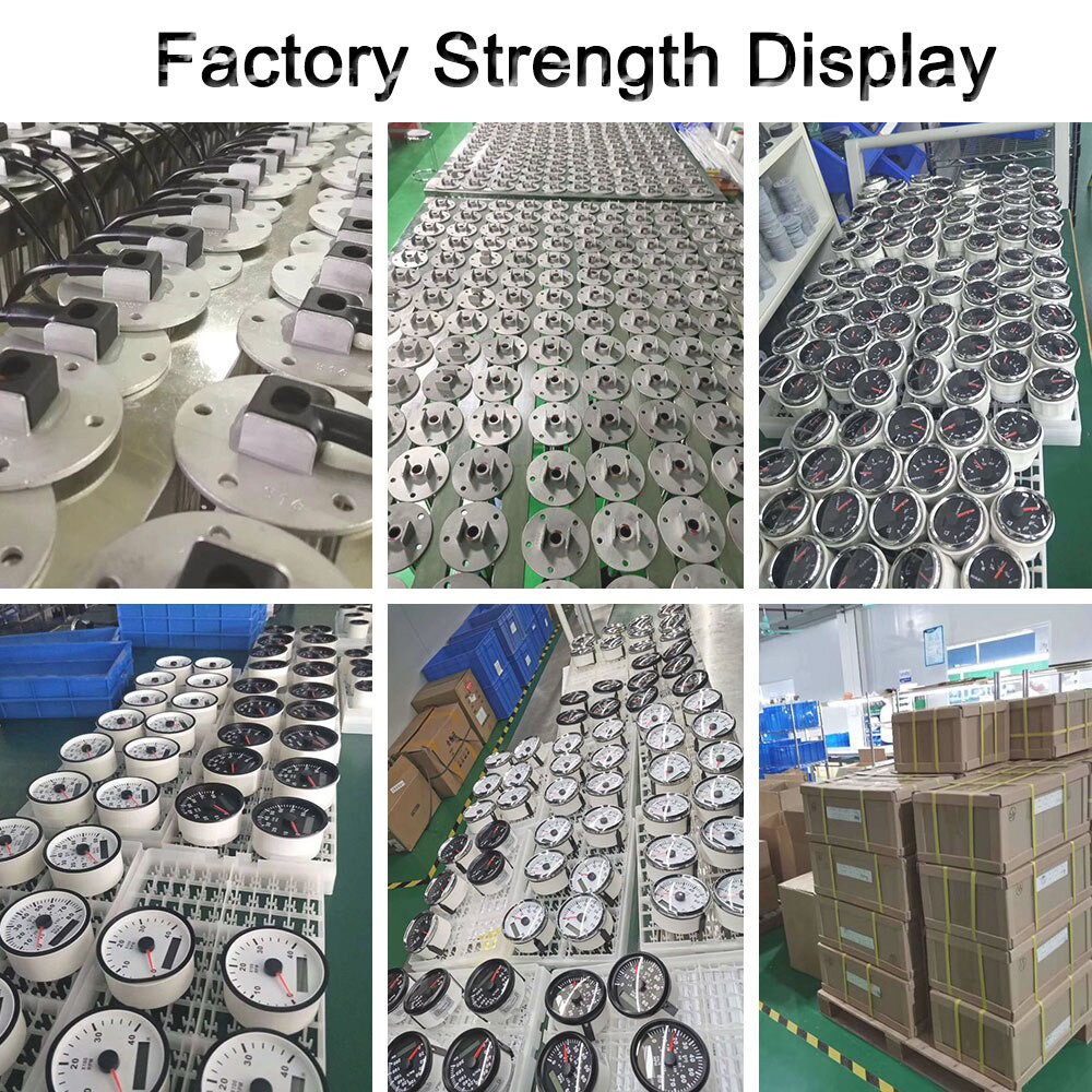 Đồng Hồ Đo Mực Nước Và Nhiên Liệu 0~190 ohm / 240~33 ohm 100mm 125mm 150mm 200mm 450mm