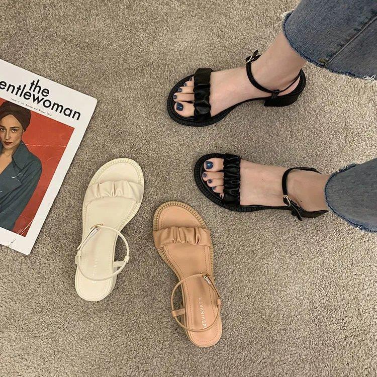 Sandal Cao Gót Hở Ngón Thiết Kế Mới Thời Trang Mùa Hè Dành Cho Nữ
