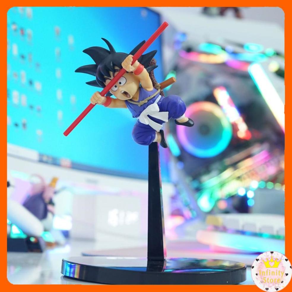 MÔ HÌNH GOKU KID FES CẦM GẬY 18CM INFINY DECOR