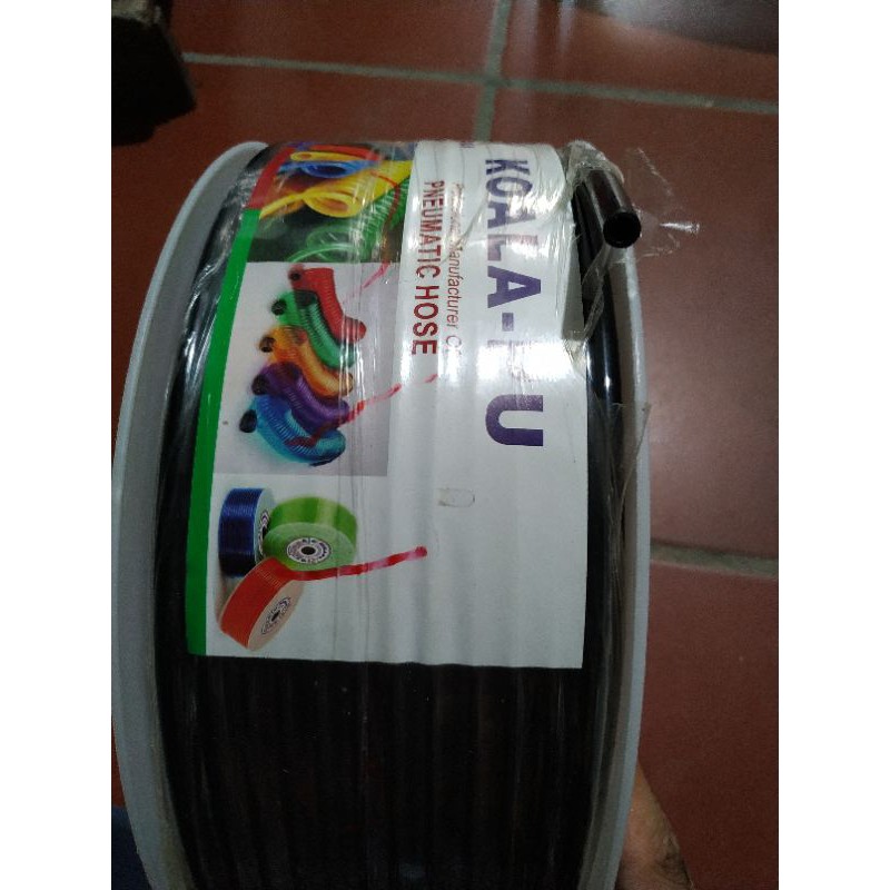 ( loại tốt )10m dây hơi pu đen, dây phun sương phi 8