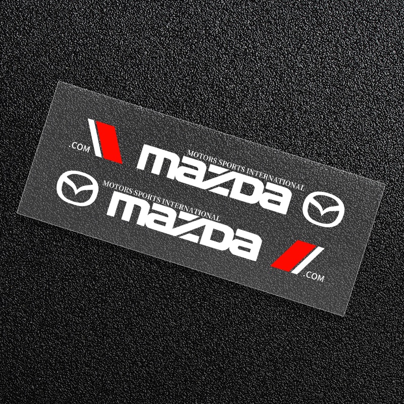 Set 2 Miếng Dán Logo Trang Trí Cửa Xe Hơi Mazda 2 3 MS 6 CX5 CX4 CX3 CX5 Axela Demio