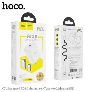 Sạc nhanh IP11 pro max 18W Hoco C71