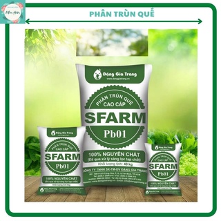 Phân trùn quế nguyên chất Sfarm Pb01 bao 10kg