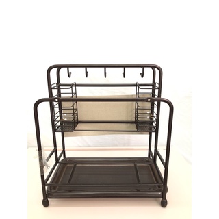 ' rẻ vô địch - ' kệ inox 2 tầng cài dao thớt không gỉ cao cấp , kệ cài dao thớt đa năng no 2164
