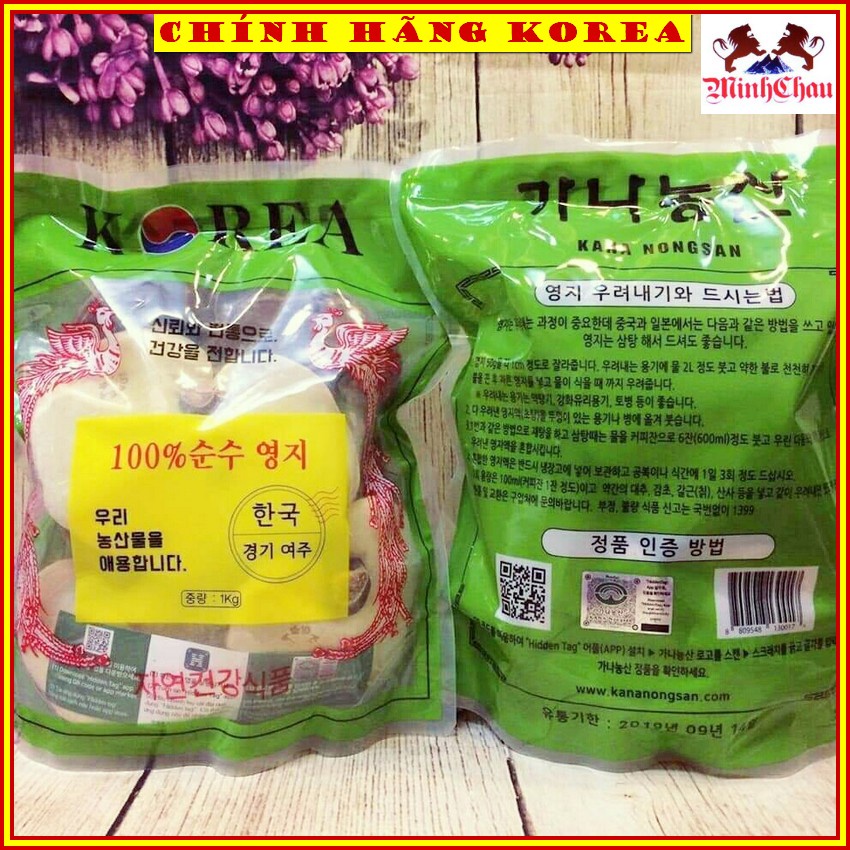 Nấm Linh Chi Kana Hàn Quốc, Túi 1kg, minhchau