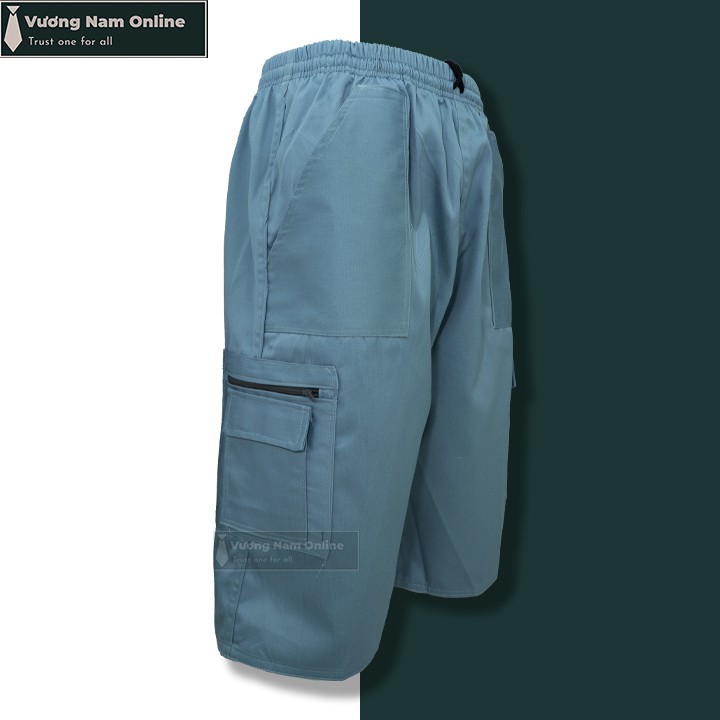 QUẦN SHORT NAM MẶC NHÀ TÚI HỘP VẢI KHAKIS THOÁNG MÁT ỐNG RỘNG CÓ SIZE LỚN từ 50kg - 75kg | BigBuy360 - bigbuy360.vn