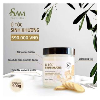 [Sam Natural] Ủ tóc Sinh Khương