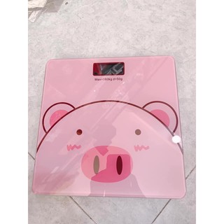 Cân điện tử heo hồng cute