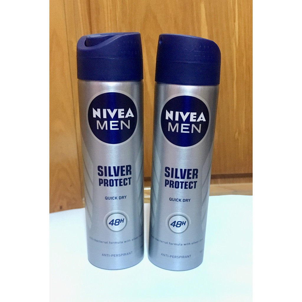 Xịt ngăn mùi Nivea Men phân tử bạc 150ml hàng chuẩn