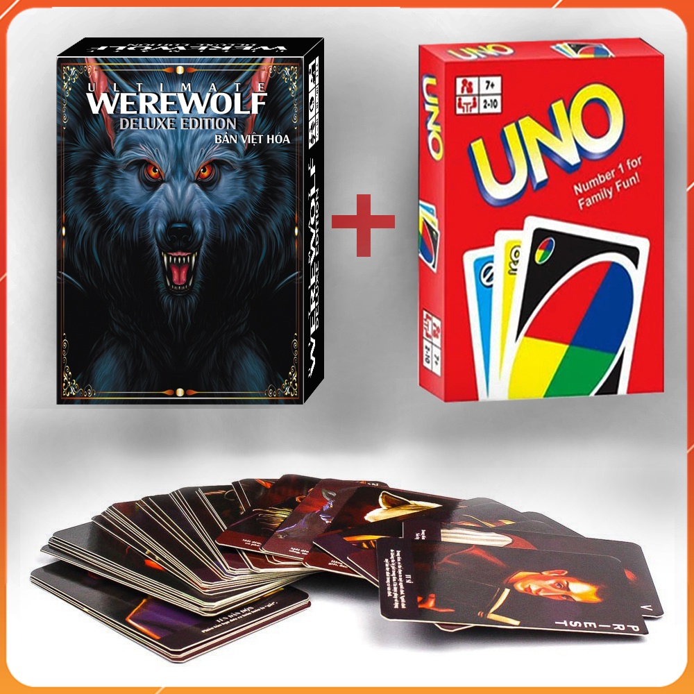 BÀI MA SÓI ULTIMATE DELUXE + BÀI UNO - CƠ BẢN  - GIÁ RẺ