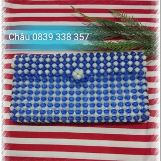 Ví cầm tay hạt cườm handmade