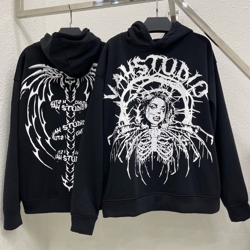 Áo hoodie vah studio SHADOW Áo khoác nỉ vah.studio chất nỉ bông cao cấp - Gin Store