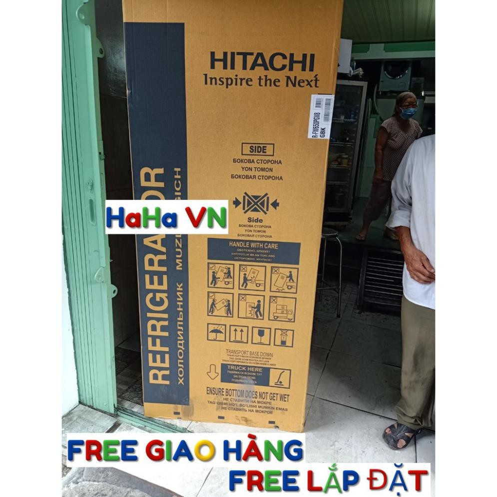 GIẢM THÊM - ẢNH THẬT- FW650PGV8 -Tủ lạnh Hitachi R-FW650PGV8 GBK - inverter, 509 lít-CHÍNH HÃNG-MỚI 1000%-miễn phí TPHCM