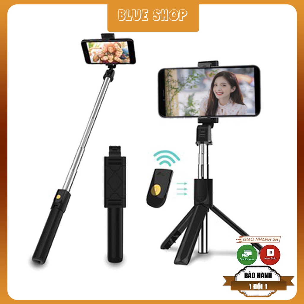 Gậy Chụp Ảnh Tự Sướng Bluetooth 3 Chân Đa Năng Tripod K07,Gậy Chụp Hình Selfie  3 trong 1,Gậy selfie cho điện thoại