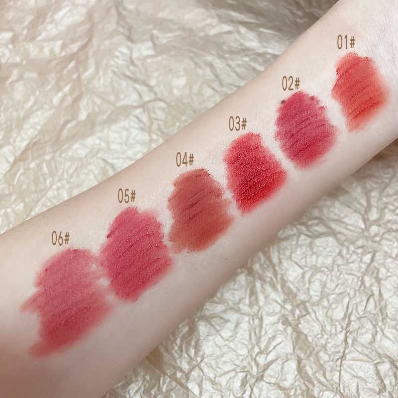 Son Môi Dưỡng Ẩm Chống Thấm Nước Màu Nhung Mờ Xinh Xắn