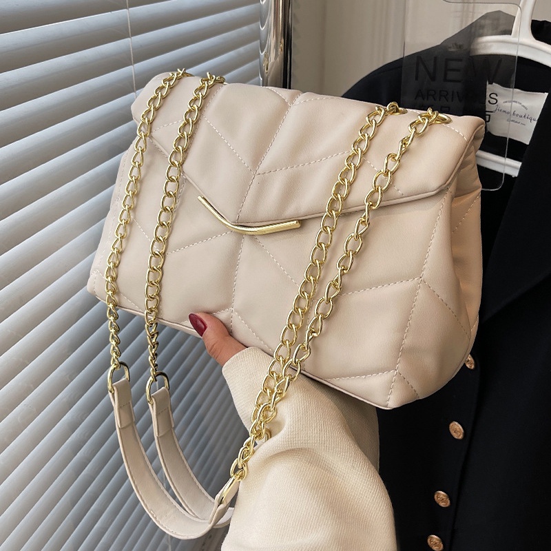 Túi đeo vai IELGY phối dây xích kiểu retro thời trang cho nữ