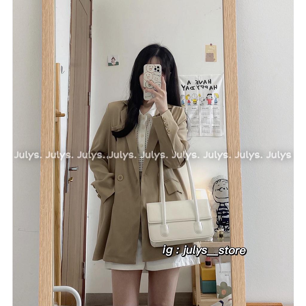 Áo blazer 2 lớp đệm vai form RỘNG (ảnh thật kèm video) | BigBuy360 - bigbuy360.vn