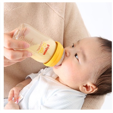 Bình Sữa Pigeon Cổ Rộng Cao Cấp 160ml/240ml - HÀNG NỘI ĐỊA NHẬT