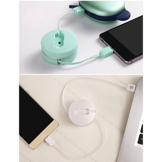 Cáp USB Type C sạc nhanh CAFELE loại cuộn rút