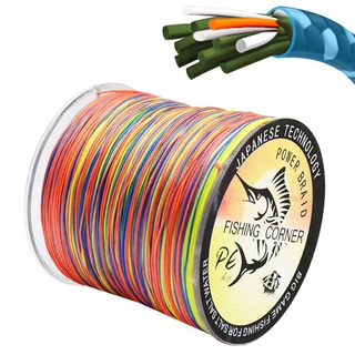 Dây câu cá bằng pe dệt 4 sợi bền chắc dài 300m 500m 1000m