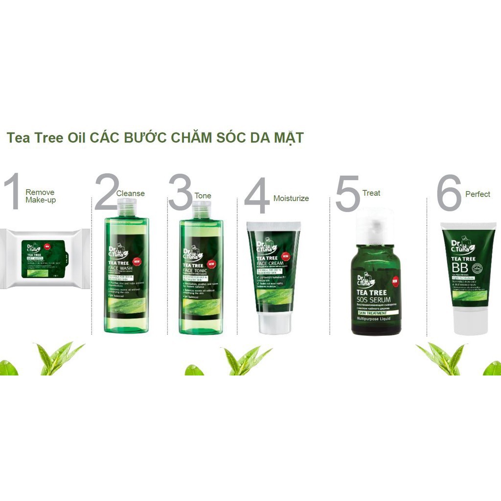 Kem dưỡng ẩm ngừa mụn Tea Tree Farmasi 50ml