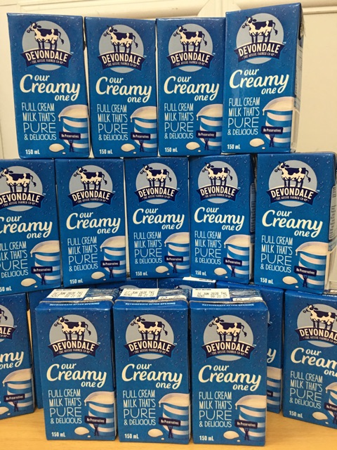 Sữa tươi Devondale nội địa Úc (thùng 32 hộp 150ml)