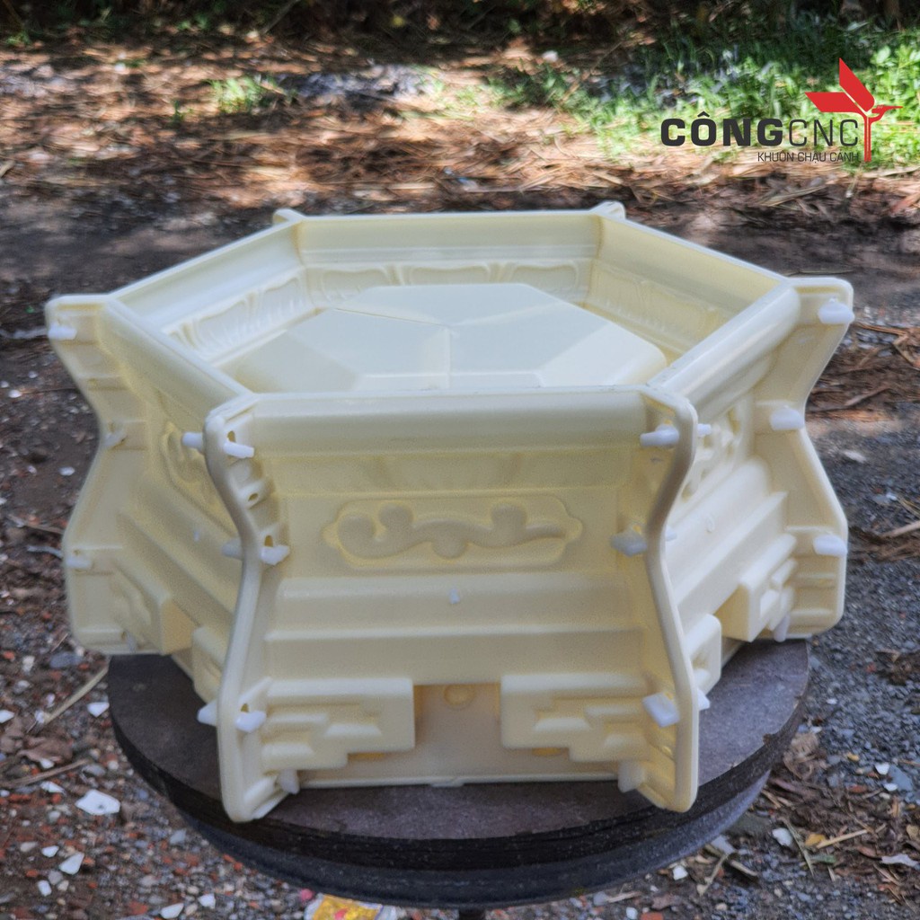 Khuôn Đúc Chậu Cảnh, Khuôn Đôn Bệ Lục Giác 58 - 60 - 65