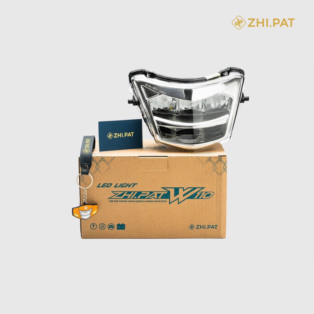 ZHI.PAT W110 - Đèn LED 2 tầng WAVE A/S/RS, Future X, Wave 50cc, Wave A 2022, Wave A 2012- 2022, Wave 110 Hàng chính hãng