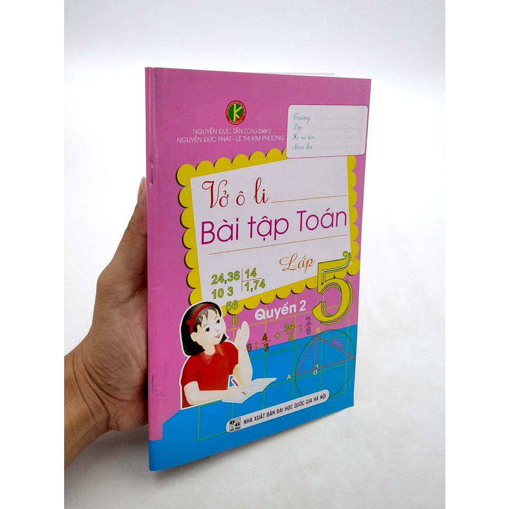 Sách Vở Ô Li Bài Tập Toán 5 - Quyển 2