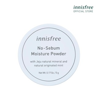 Phấn Phủ Bột Khoáng Giữ Ẩm Kiềm Dầu Innisfree No Sebum Moisture Powder 5G