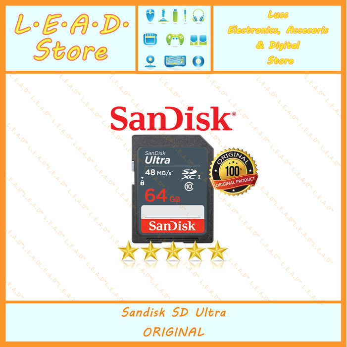 Thẻ Nhớ Sandisk 64gb Ultra 48mb / S Sd