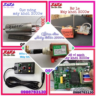 Linh kiện máy khói 3000w,(điều khiển máy khói,cục nóng máy khói 3000w,bơm dầu,vỉ mạch,rơ le)
