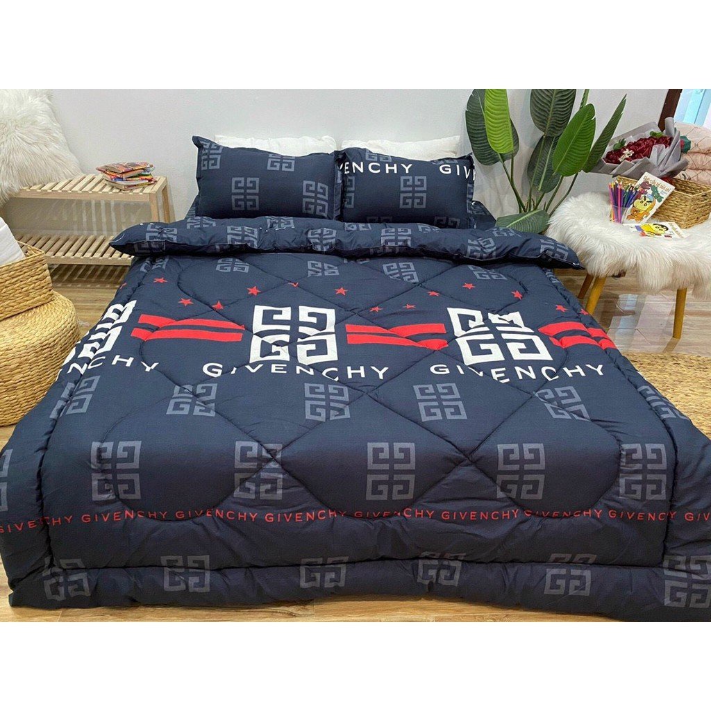 Chăn phao chần bông dày dặn nhiều họa tiết, chăn phao siêu ấm siêu nhẹ kích thước 1m8x2m