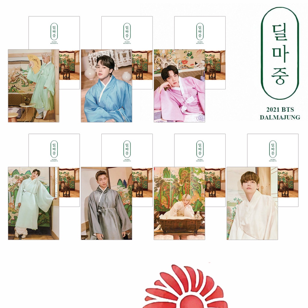 Photocard nhóm nhạc BTS - photo card BTS  - ảnh dalmajung- hàng unoff