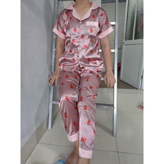 Bộ lụa pizama