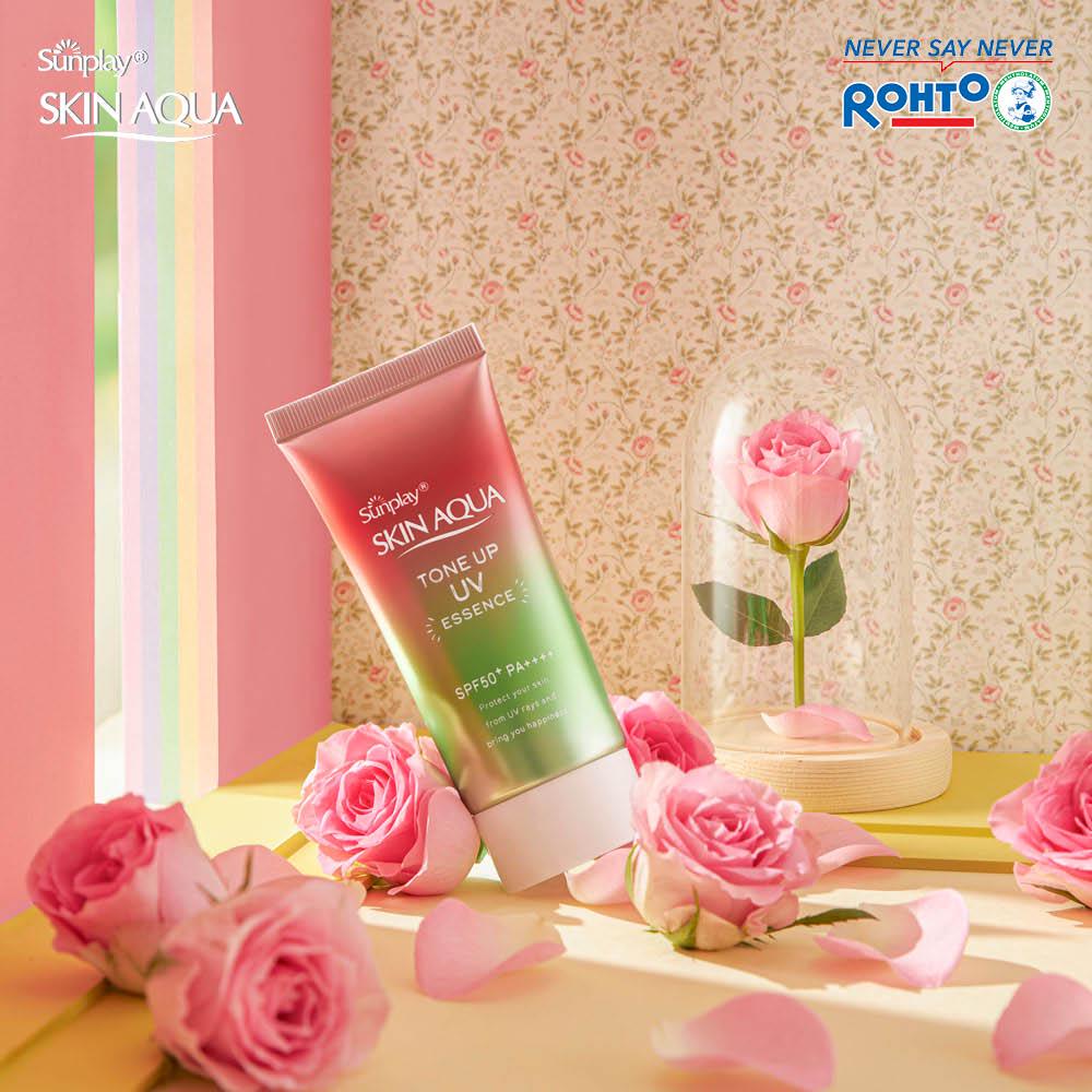 Kem Chống Nắng Nâng Tone SKIN AQUA Nhật Bản