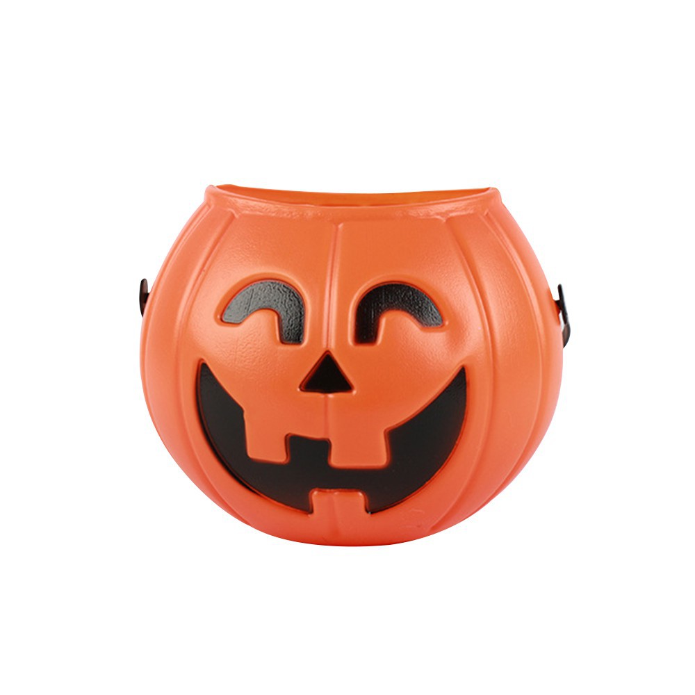 Here Xô đựng kẹo bí đỏ Halloween