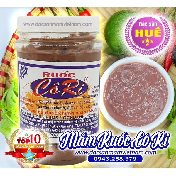 Mắm ruốc Cô Ri Huế