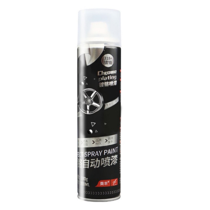 Chai Sơn Xịt Mạ Chrome Plating Sáng Bóng Chống Gỉ, Làm Mới Inox Dùng Cho Kim Loại, Ô Tô, Xe Máy
