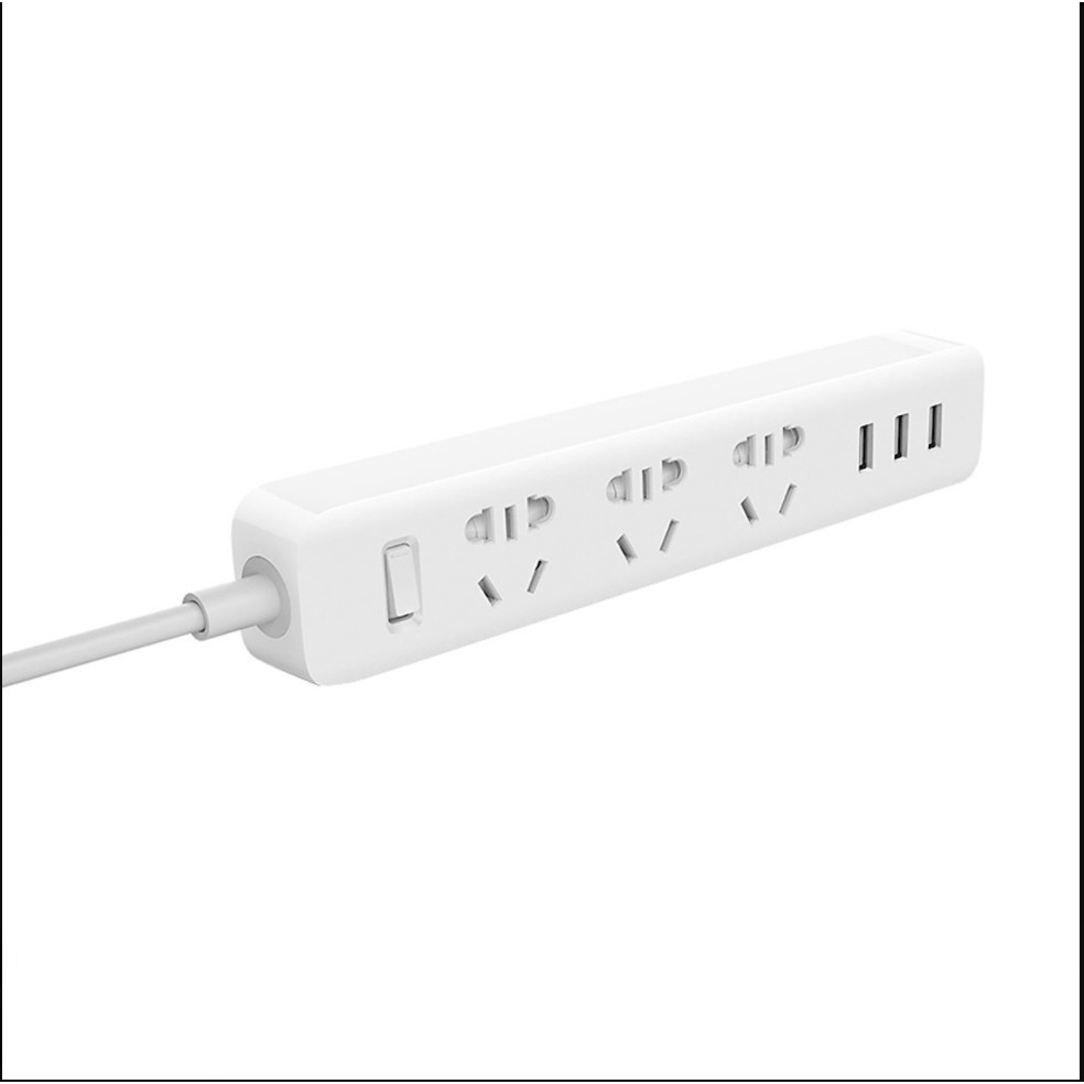 [Tặng Jack chuyển] Ổ Cắm Điện Tích Hợp Sạc USB Xiaomi Mi Power Strip - Hàng Chính Hãng