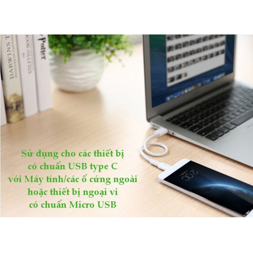 Đầu Chuyển Đổi USB Type C sang Micro USB Ugreen 30154 - Hàng Chính Hãng