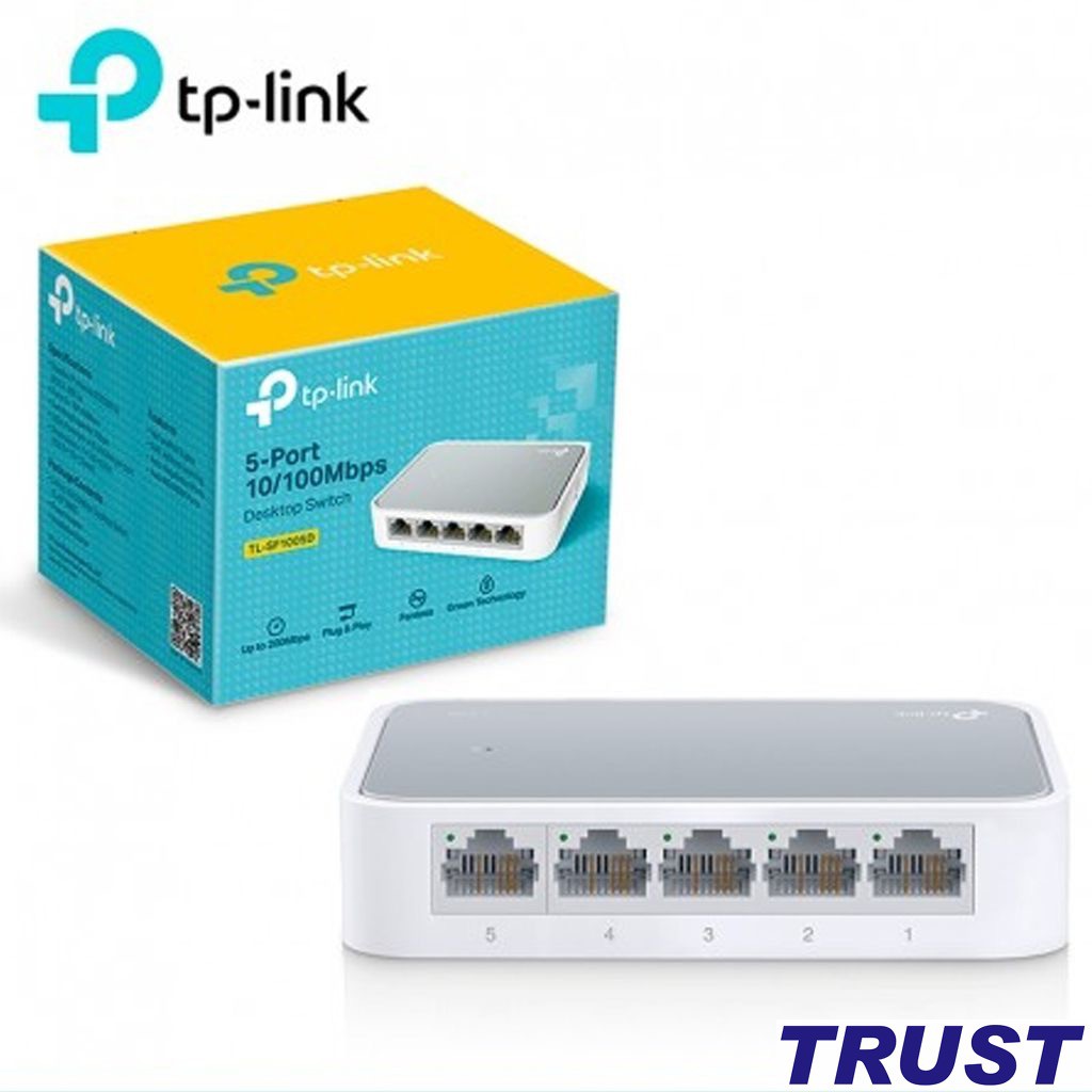 TP-Link -Switch 5 cổng 10/100Mbps - TL-SF1005D - Hàng Chính Hãng