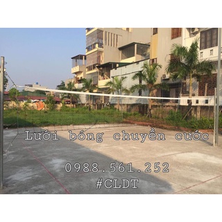 Lưới bóng chuyền hơi - Lưới cước xịn - may viền đầy đủ 7x1m