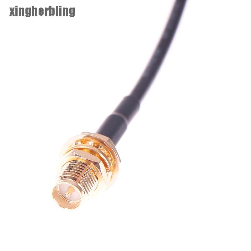 Dây cáp ăng ten nối dài một đầu phích cắm một đầu lỗ cắm 1m Rg174 Rp-SMA