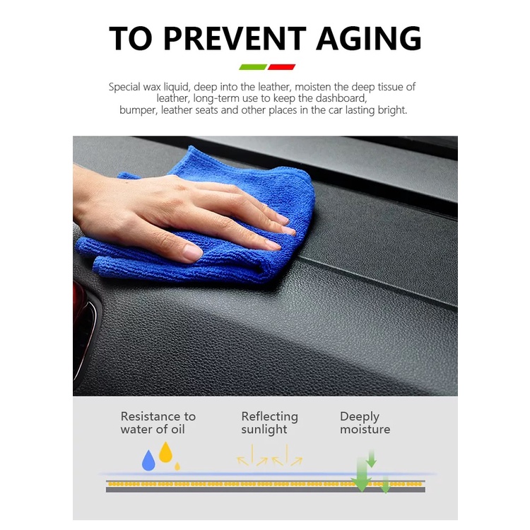 Dưỡng Nhựa Nhám - Xịt Bóng Ghế Da, Taplo, Nội Thất Ô tô Xe Máy - Phục Hồi Nhựa Nhám DSQ DB Polish