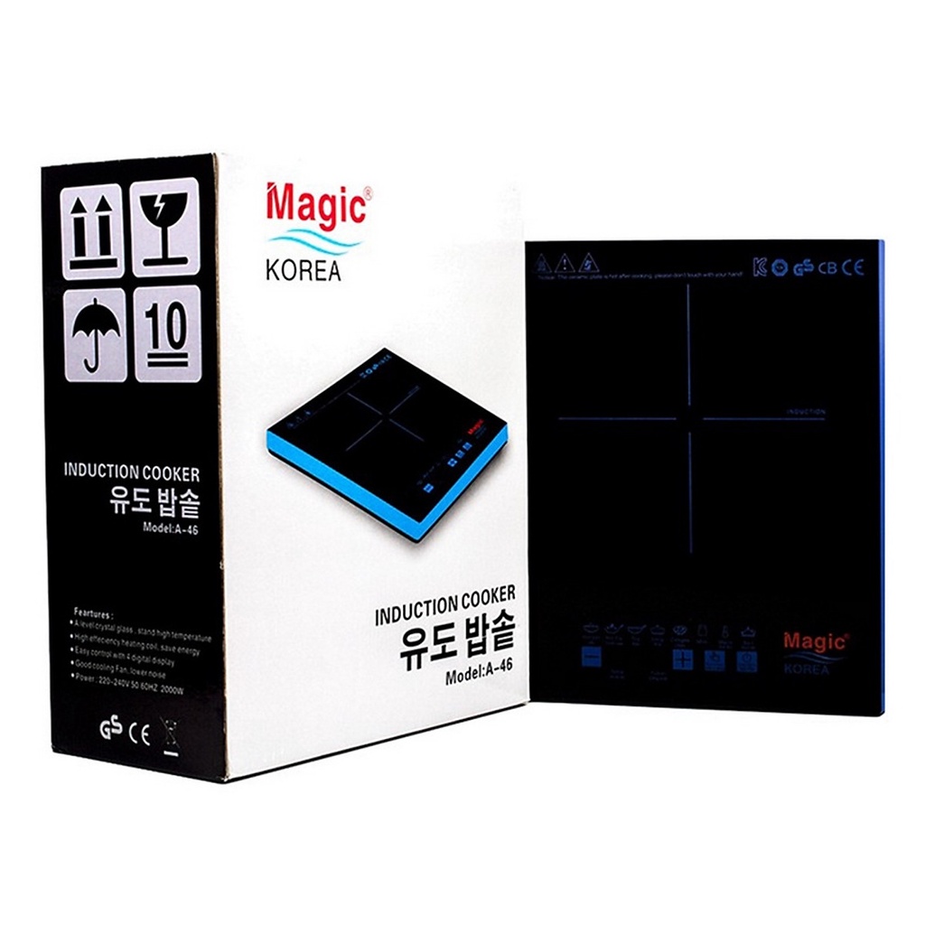 Bếp Điện Từ Đơn Cảm Ứng Magic Korea A-46  - Mặt kính Ceramic cao cấp - Hàng mới
