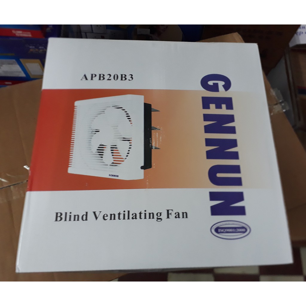 Quạt hút thông gió gắn tường Genun