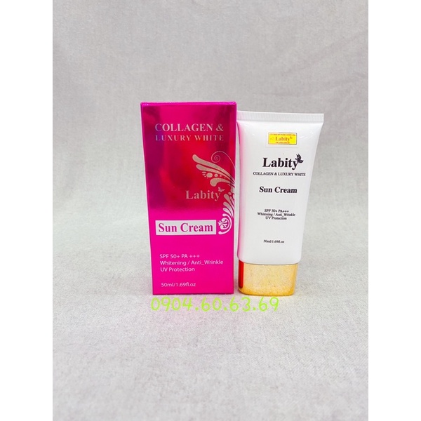 Kem Chống Nắng LABITY Collagen Sun Cream Nâng Tone Hàn Quốc 50ml