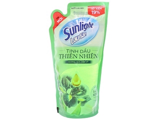 Nước lau sàn Sunlight hương hoa diên vỹ túi 1kg