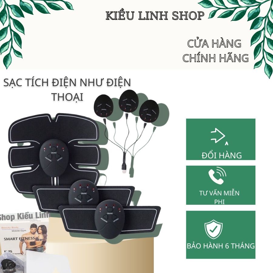 Máy Tập Gym Massage  Đánh Tan Mỡ ⚡NHẬP MỸ⚡ Máy Rung Xung Điện Massage Giảm Mỡ Săn Cơ Thon Gọn Bụng Eo